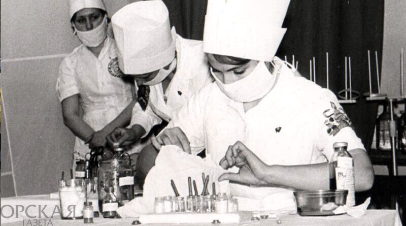 Областной конкурс мастерства учащихся медицинских училищ Оренбургской области в Ор- ске, март 1982 года